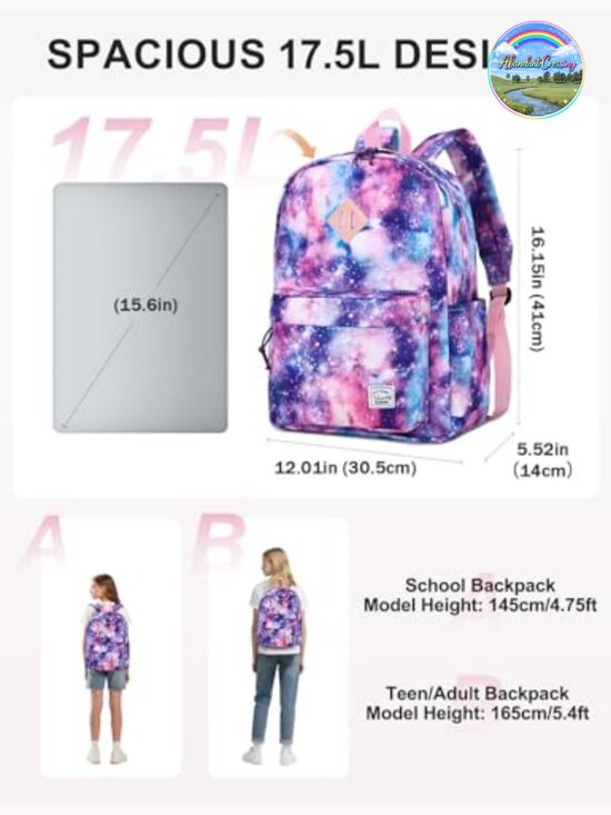 Lightweight Water Resistant School Backpack for Teens main image 5